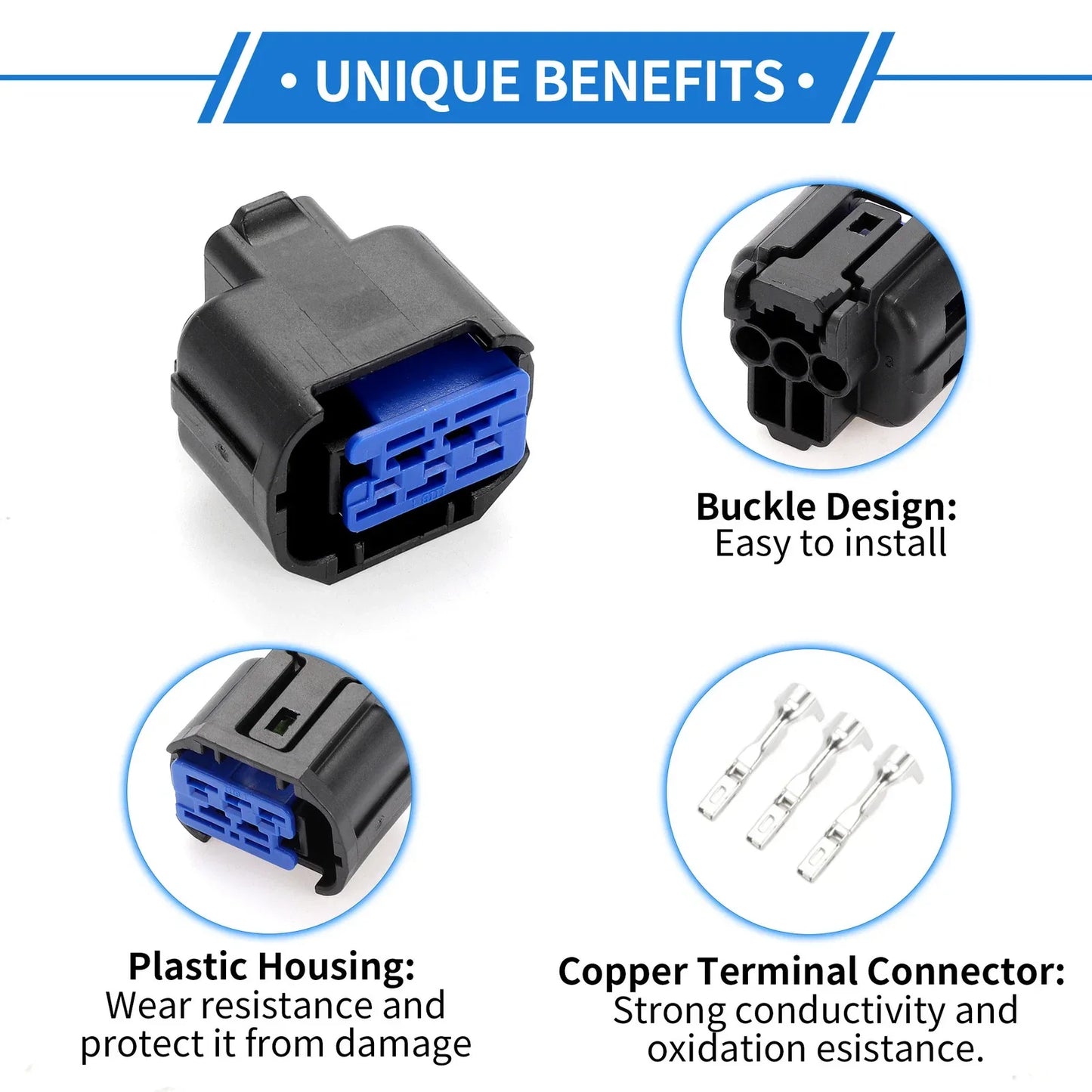 3 Pin Sensor Wiring Harness Connector for Hyundai Elantra (2011-2016)