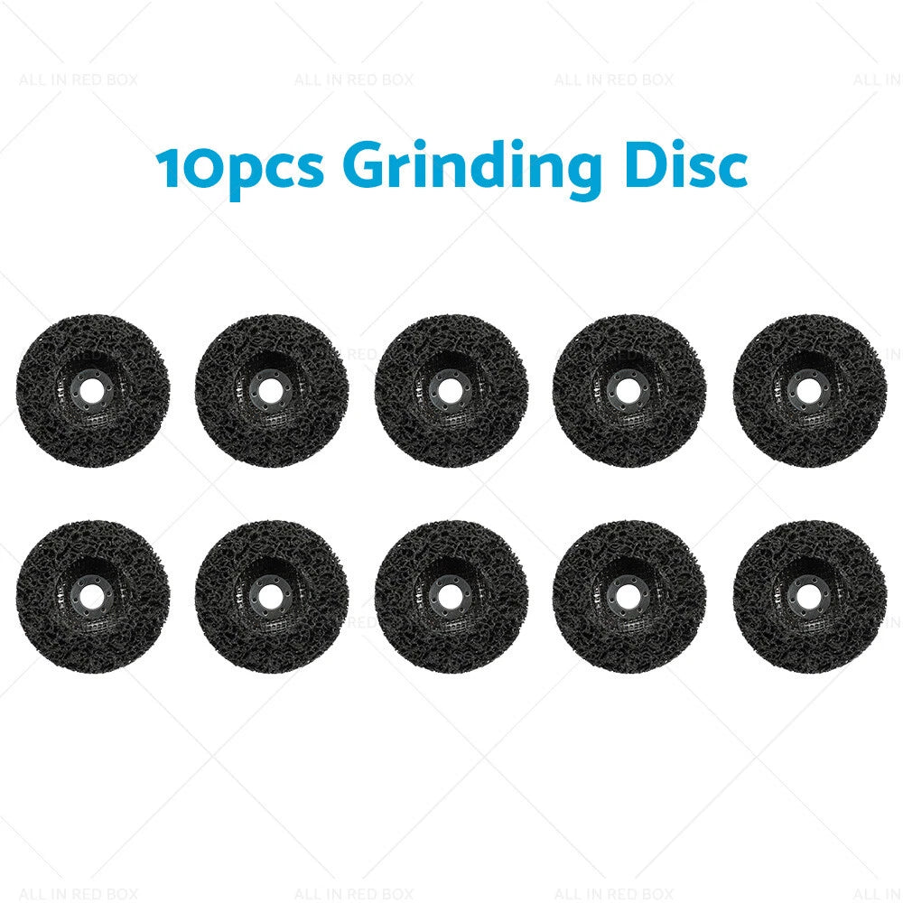 5 x Rust Removal Poly Strip Disc Wheel for Angle Grinder 100mm