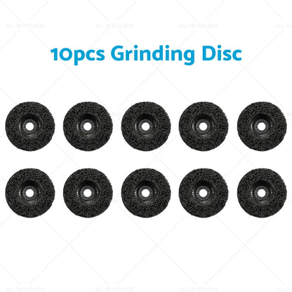 5 x Rust Removal Poly Strip Disc Wheel for Angle Grinder 100mm