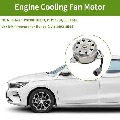 Radiator Fan Motor for Honda Civic (1992-1998) 1 x Motor