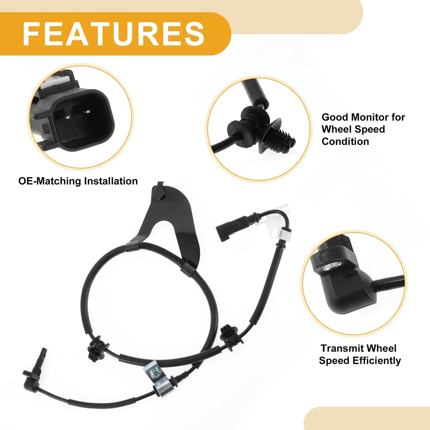 ABS Wheel Speed Sensor for Chevrolet Nova S10 (2017)