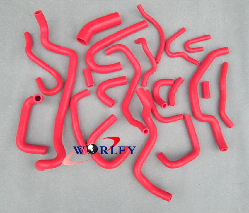22PCS Silicone Radiator Hoses for Nissan Silvia/180SX/200SX S13 (89-94)