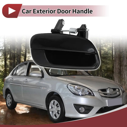 Exterior Door Handle for Hyundai Elantra Rear Right Black ABS (2011-2016)