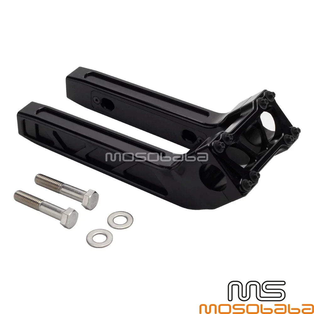 1 x CNC 1-1/8" Handlebar Pullback Risers for Harley Street Bob Softail (2018-2023)