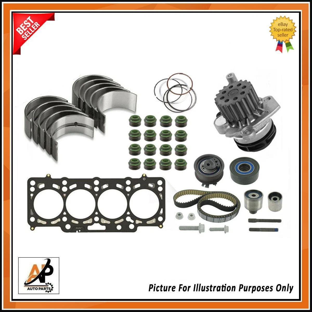 Engine Rebuild Bearings Kit with Big End and Main Bearings for VW Crafter 30-35 (2006–2018)