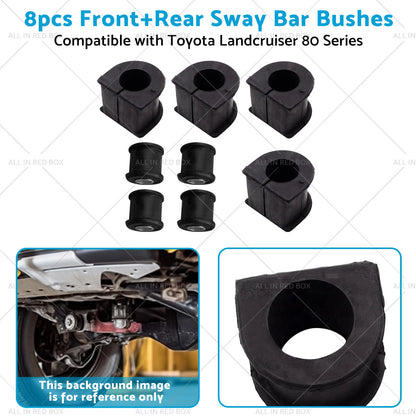 8x Sway Bar Bushes for Toyota Landcruiser 80 Series (1993-1997)
