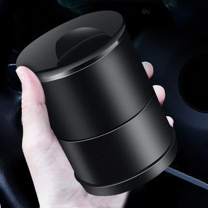 Garbage Coin Storage Cup Ash Tray for Black Car Space-Saving Design