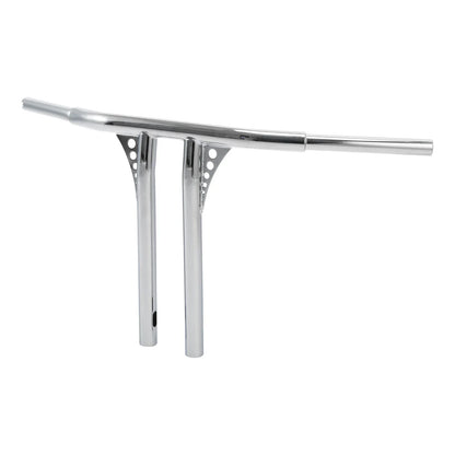 Chrome Rise 1-1/4 T-Bar Handlebar for Harley Road King Softail Deluxe