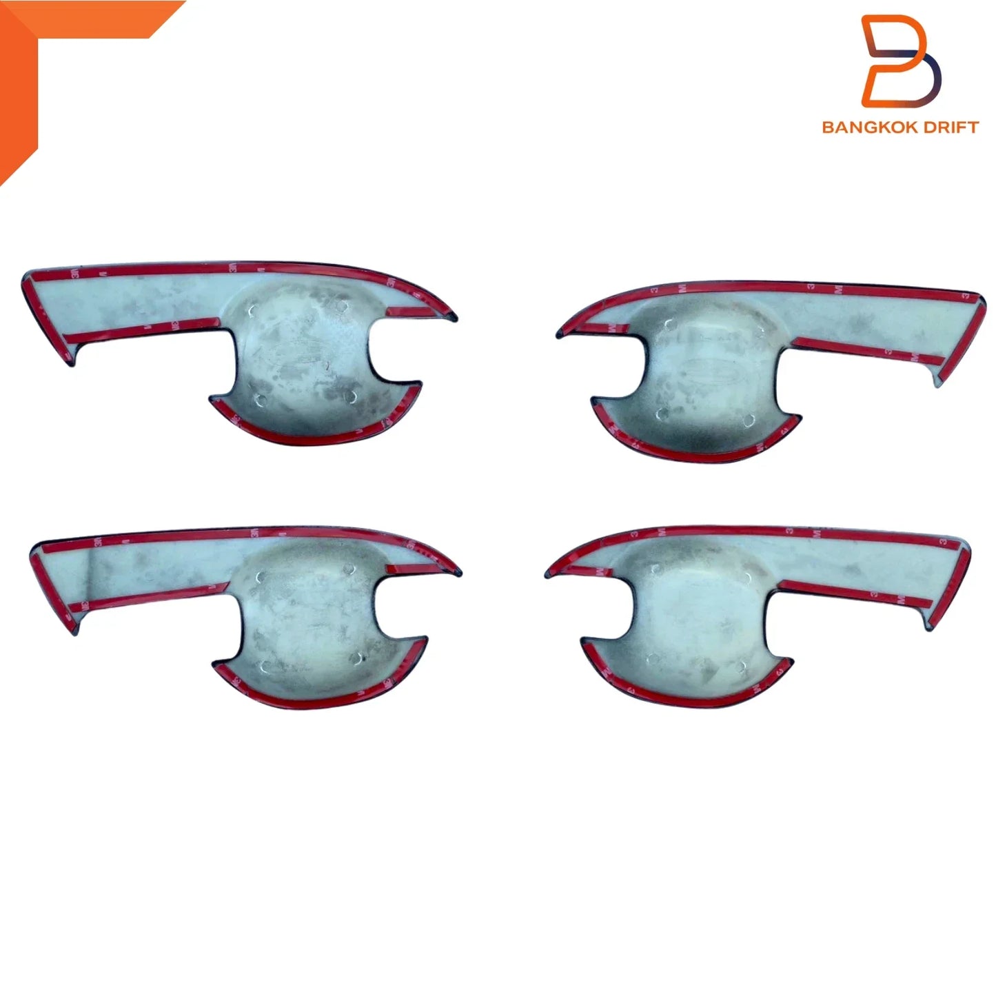 Black Carbon Fiber Door Handle Cover Trim for Isuzu D-Max (2012-2019)