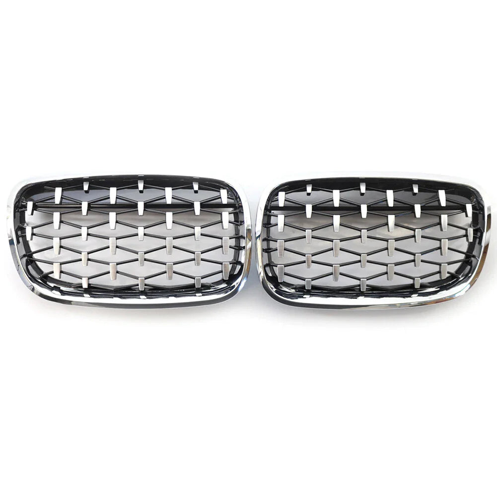 Diamond Style Chrome Front Kidney Grille for BMW X5 (2007-2013)