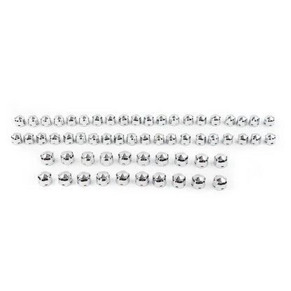 Chrome Engine Bolt Caps Cover for Harley Road Street Glide Softail (2006-2023)