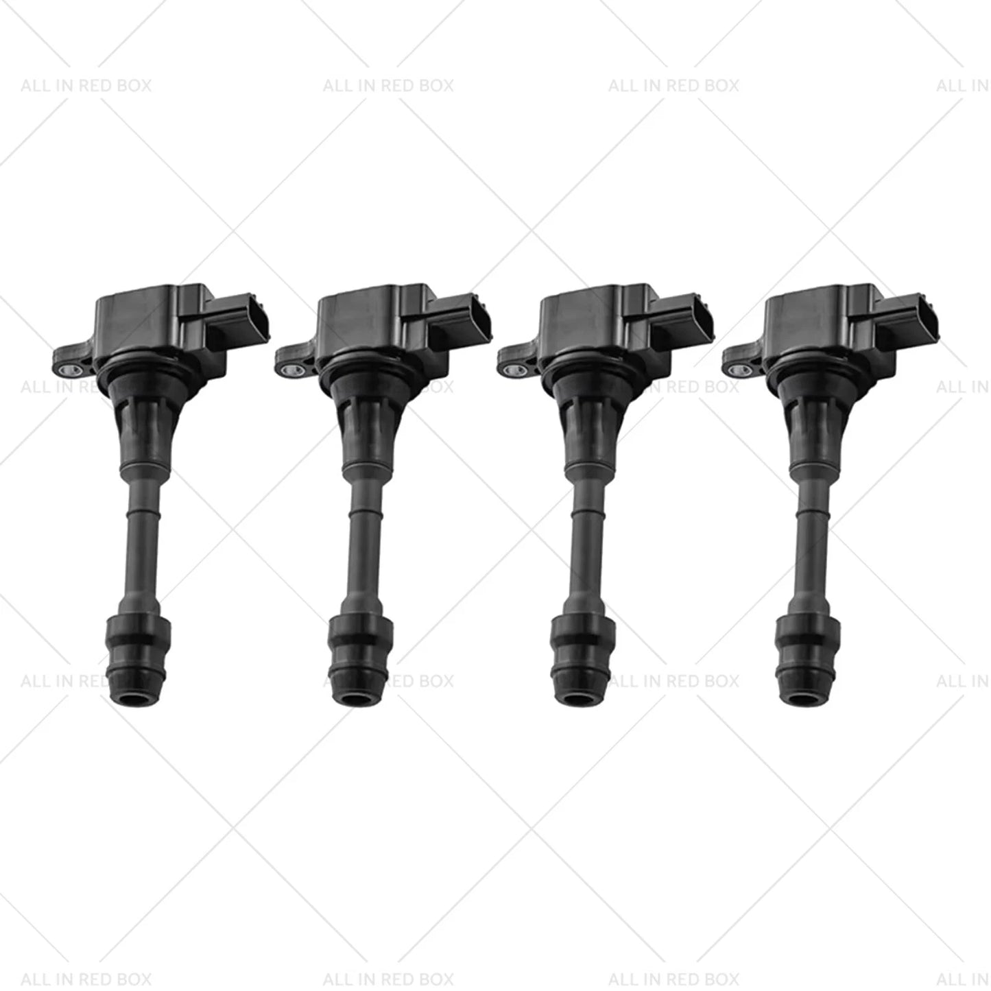 4x Ignition Coils & 4x Spark Plugs for Nissan X-Trail (2001-2007)
