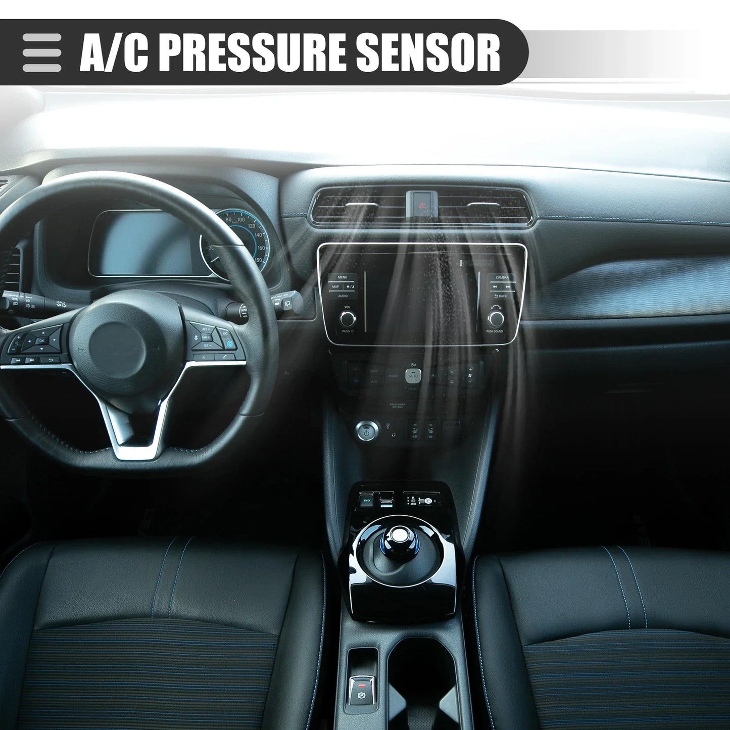 A/C Pressure Transducer Valve Sensor for Mercedes-Benz C230 (2003-2010)