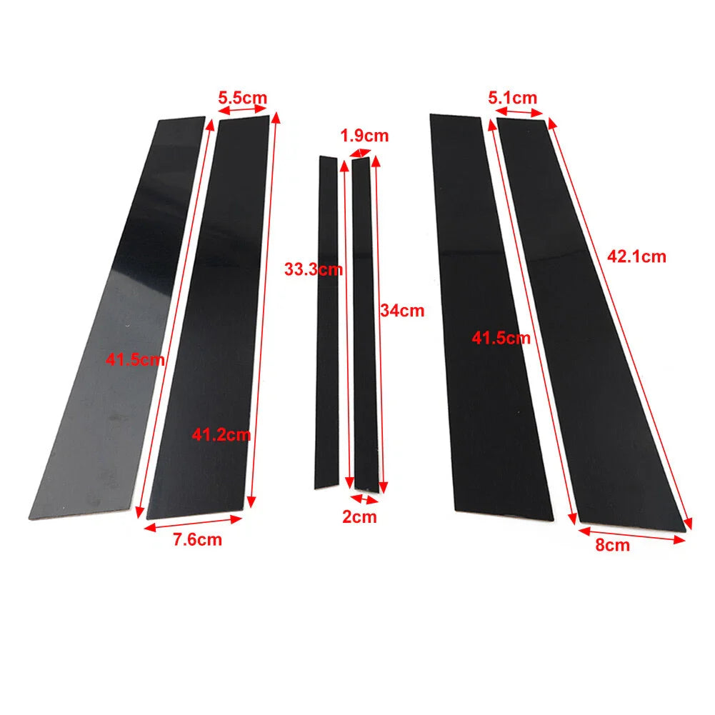 Pillar Post Door Window Trim Covers for Infiniti G35 G37 Sedan (2002-2013)