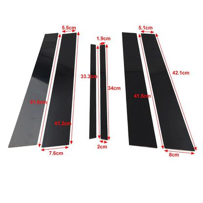 Pillar Post Door Window Trim Covers for Infiniti G35 G37 Sedan (2002-2013)