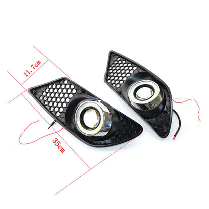 LED Fog Light Grille for Mercedes Benz C230 C250 C300 C350 (2007-2015)
