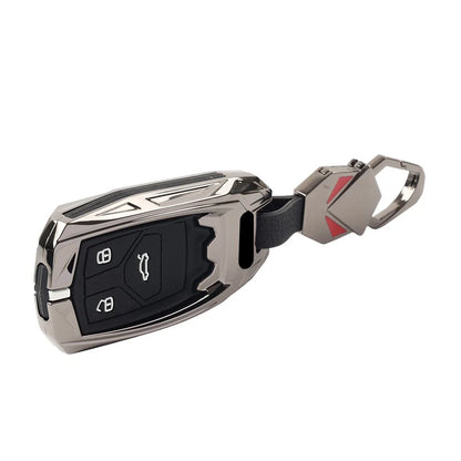 1x Black Smart Remote Key Fob Cover for Audi A4 A5 S5 SQ5 Q5 Q7 TT (2008-2023)