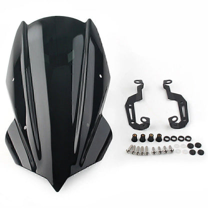 ABS Windscreen Windshield with Bracket for Kawasaki Z400 (2019-2020)