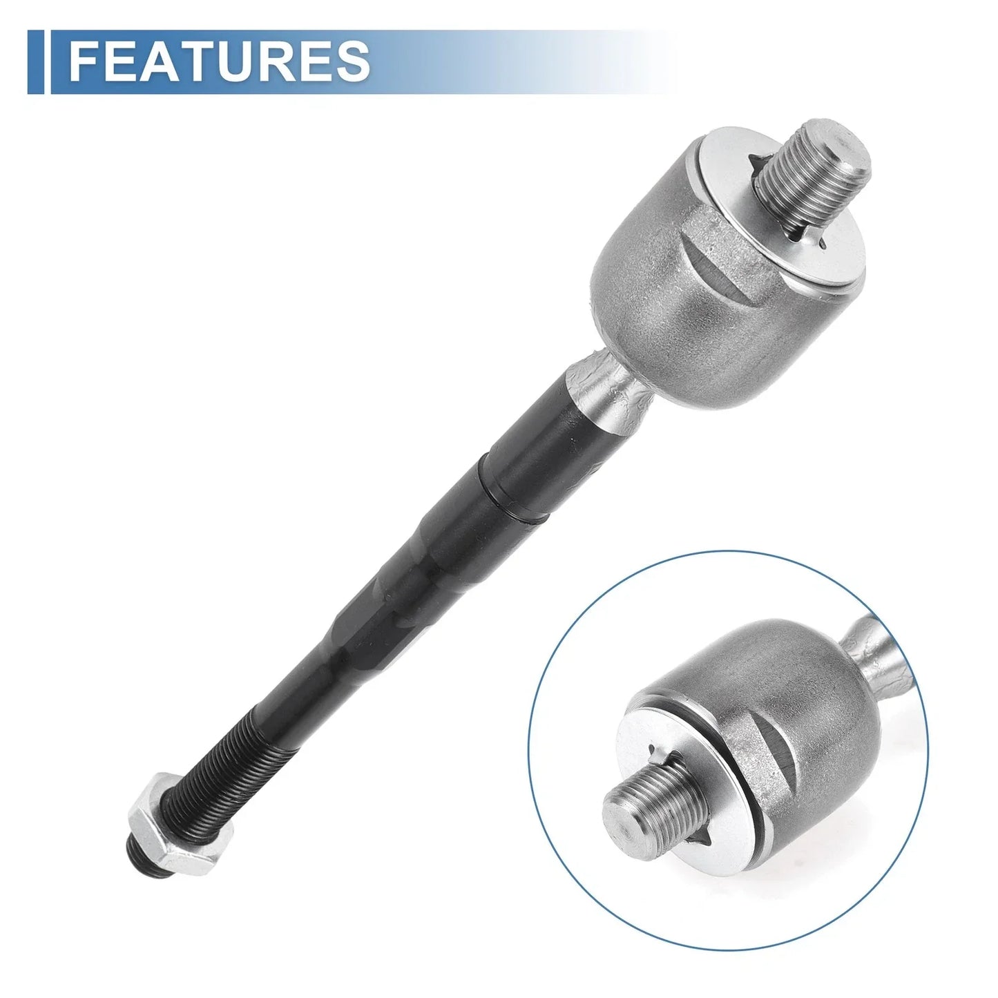 2 x Front Inner Tie Rod End Links for Honda Odyssey (2005-2010)