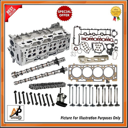 Cylinder Head Bare Replacement Kit with Valves for Ford Kuga Galaxy (2008–2011)