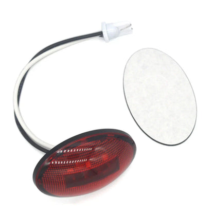3 x LED Oval Side Marker Lights for Car Bus Truck Camper Motorhome Pickup