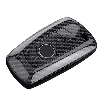 Carbon Fiber Style Remote Key Shell Cover for BMW 1 2 3 4 5 6 7 (2000-2023)