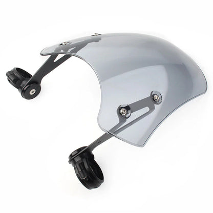 Grey Windscreen Windshield w/ Bracket for Harley Dyna Softail (2006-2023)