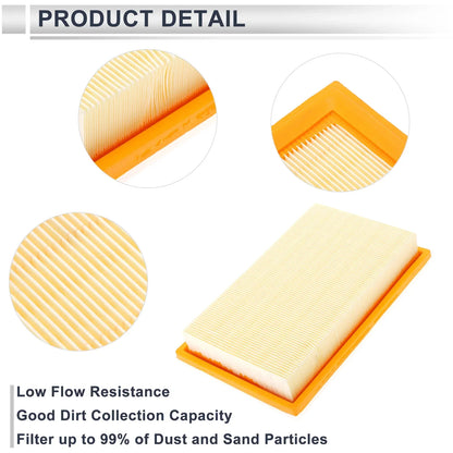 Engine Air Filter for Mercedes-Benz C300 L4 2.0L (2015-2018) 1 x Pcs
