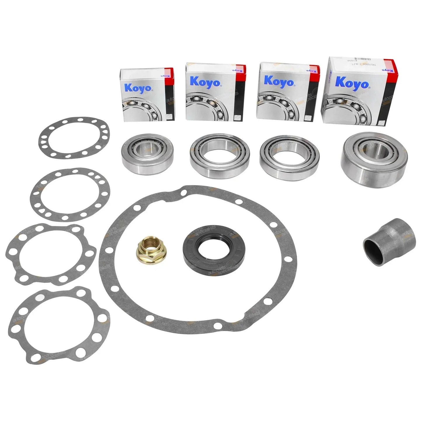 Front Differential Rebuild Kit for Landcruiser 75 78 79 80 Series non difflock