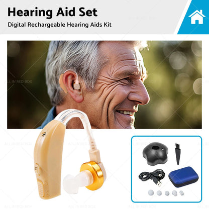 Digital Rechargeable Hearing Aid Voice Amplifier for Hearing Impaired (2020-2023)