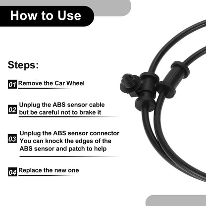 ABS Wheel Speed Sensor for Dodge Ram 2500 3500 Laramie (2003-2010)