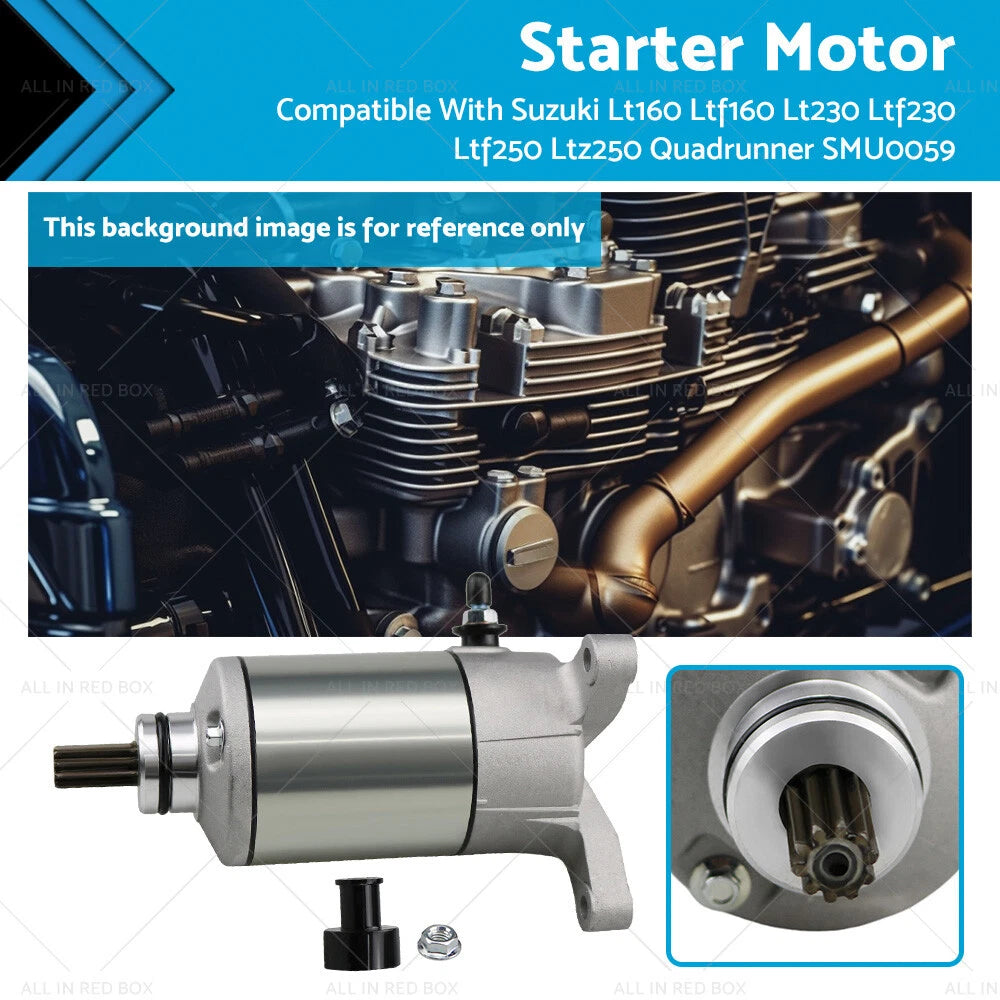 Starter Motor for Suzuki LT160, LTF160, LT230, LTF230, LT250