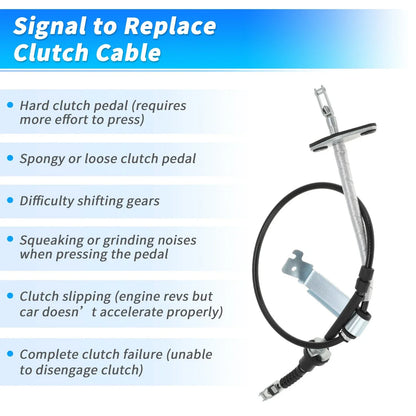 Clutch Cable for Hyundai i10 1.0L 1.2L PA (G3LA G4LA) (2010-2019)