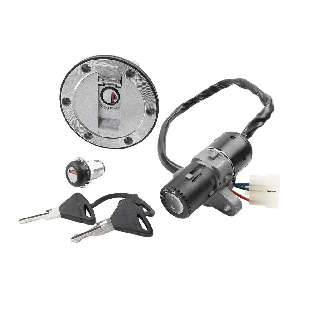 Ignition Switch Fuel Gas Cap Seat Lock Set for Aprilia CR150 GPR125/150/250R