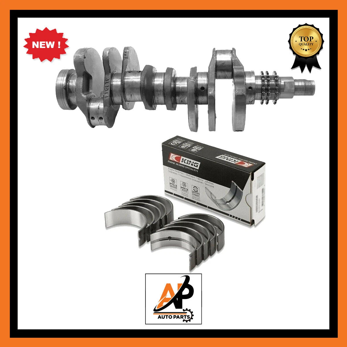 Crankshaft Main and Big End Bearings Replacement Set for Land Rover Range Rover (2010–2012)