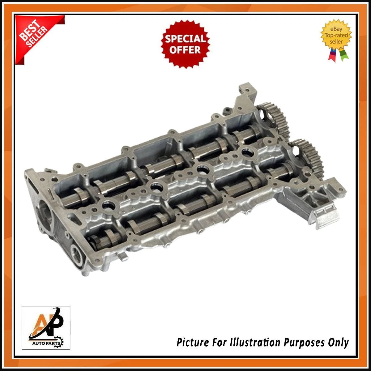 Bare Cylinder Head and Cam Carrier Complete OEM for Ford EcoBlue (2016–2019)