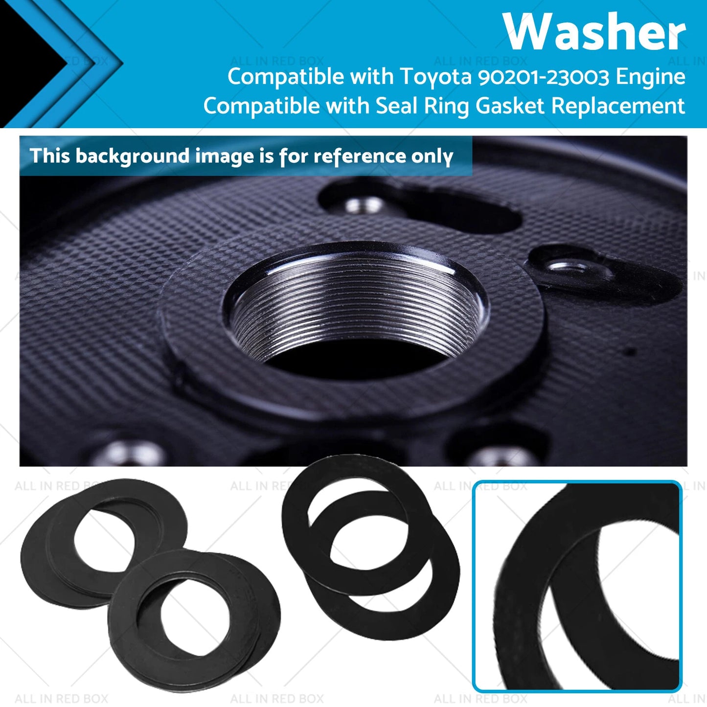 Washer Engine Seal Ring Gasket for Toyota (2000-2006)