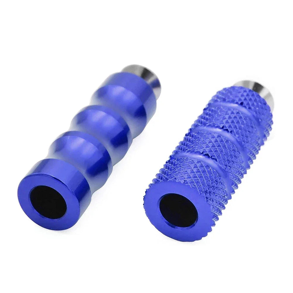 6mm Foot Peg Gear Shift Brake Lever Toe Peg Pedal for Universal Motorcycle Blue