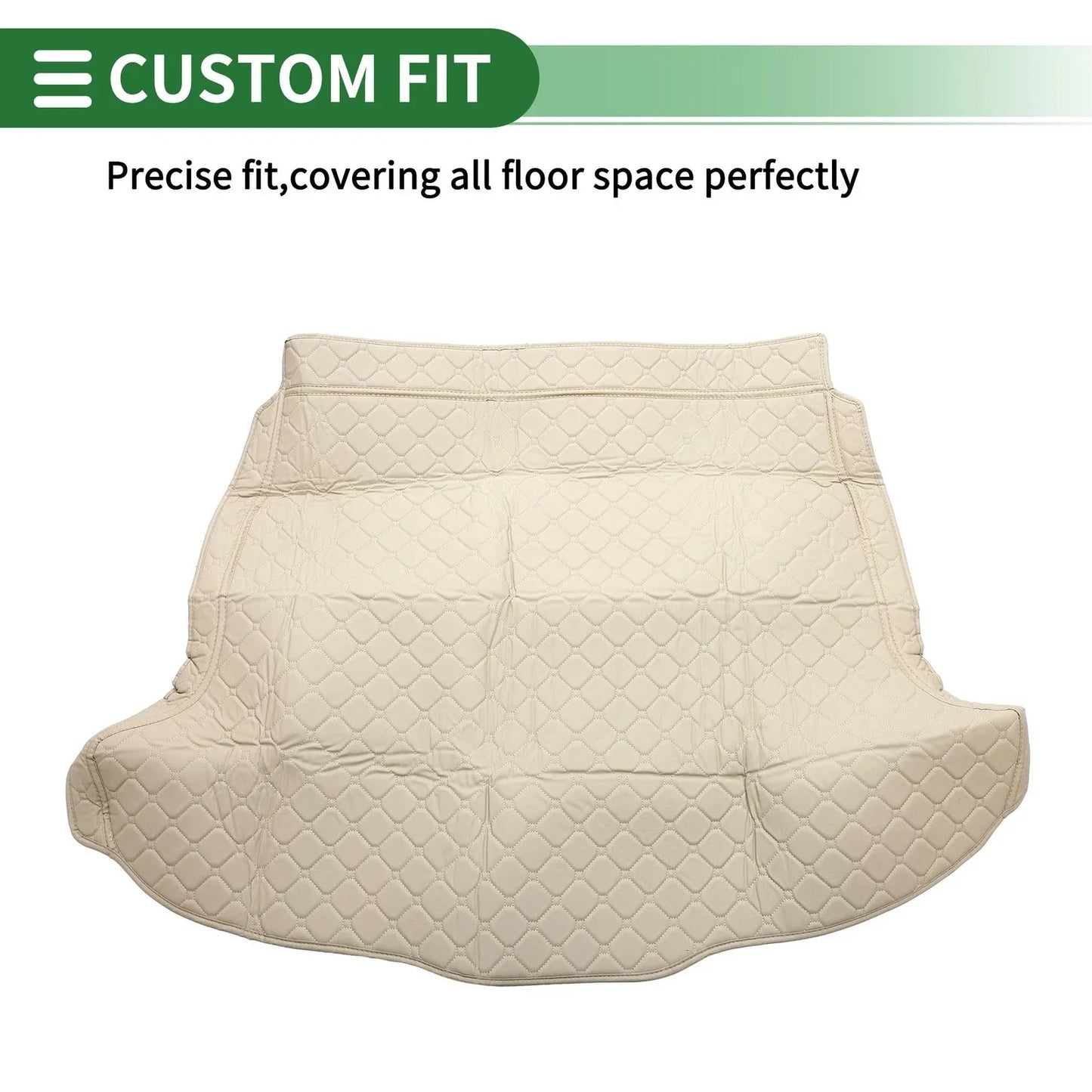 Heightened Edge Cargo Liner Rear Trunk Mat for Honda CR-V (2007-2011) Beige