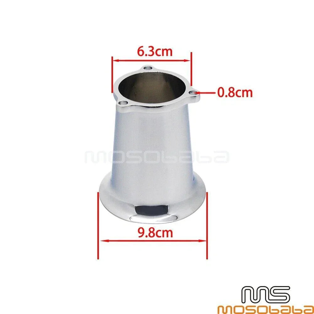 Chrome Billet Air Cleaner Velocity Stack for Harley Chopper