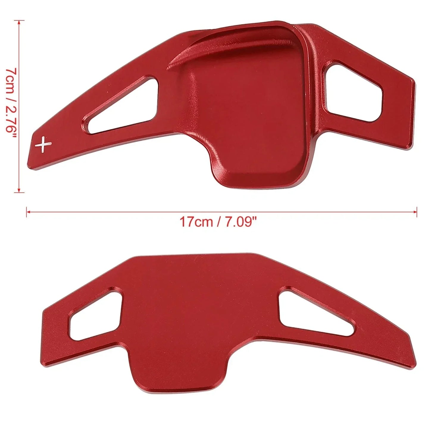 Aluminum Alloy Red Steering Wheel Shift Paddle for BMW F22 F23 F30 F31 F34