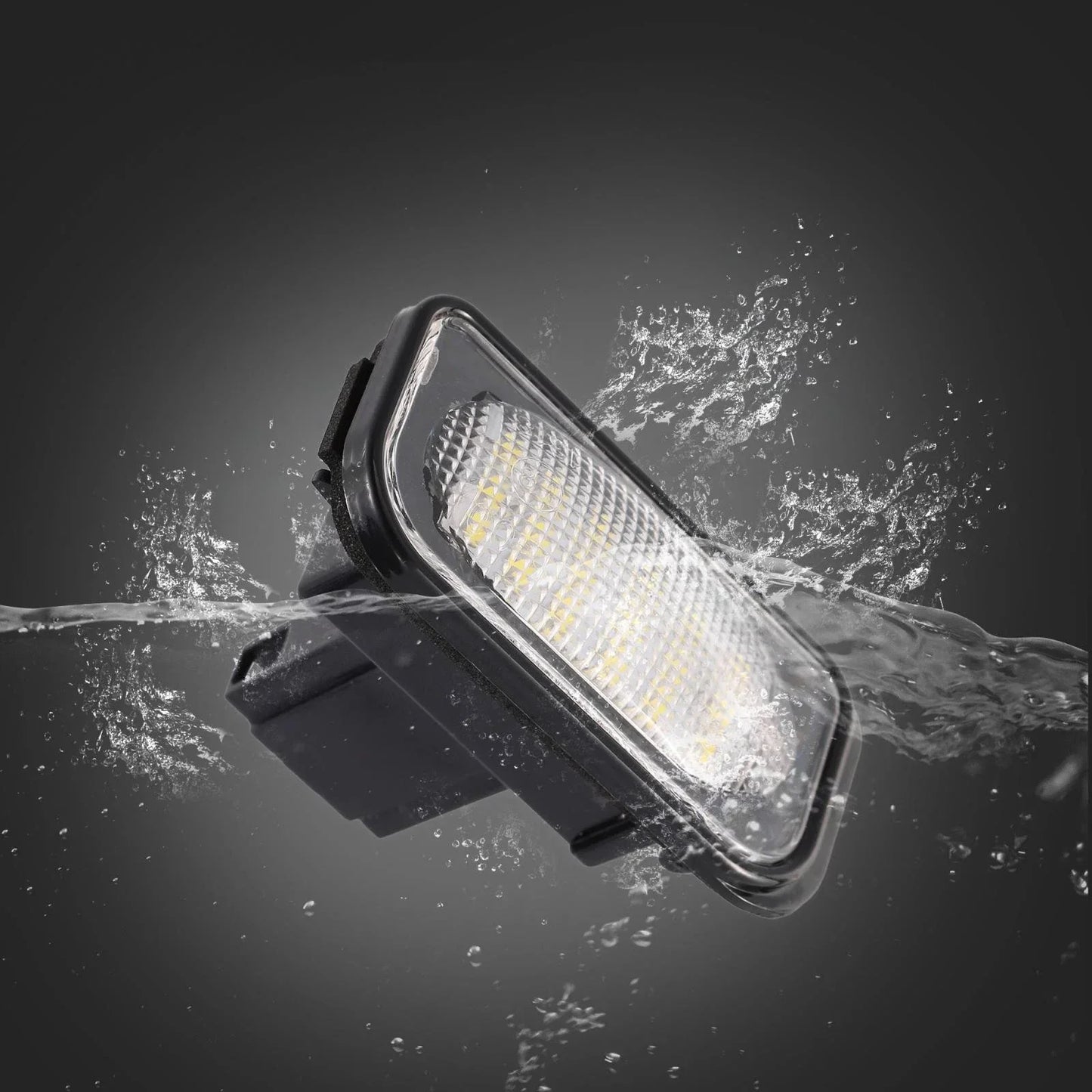 2 x LED License Plate Lights for Mercedes-Benz C320 C350 C230 C280 (2001-2010)