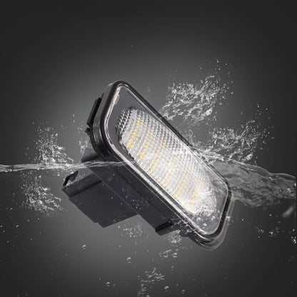 2 x LED License Plate Lights for Mercedes-Benz C320 C350 C230 C280 (2001-2010)