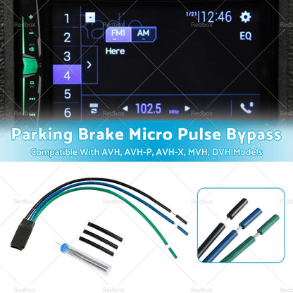 Micro Pulse Bypass for Pioneer AVH AVH-P Parking Brake Video Override