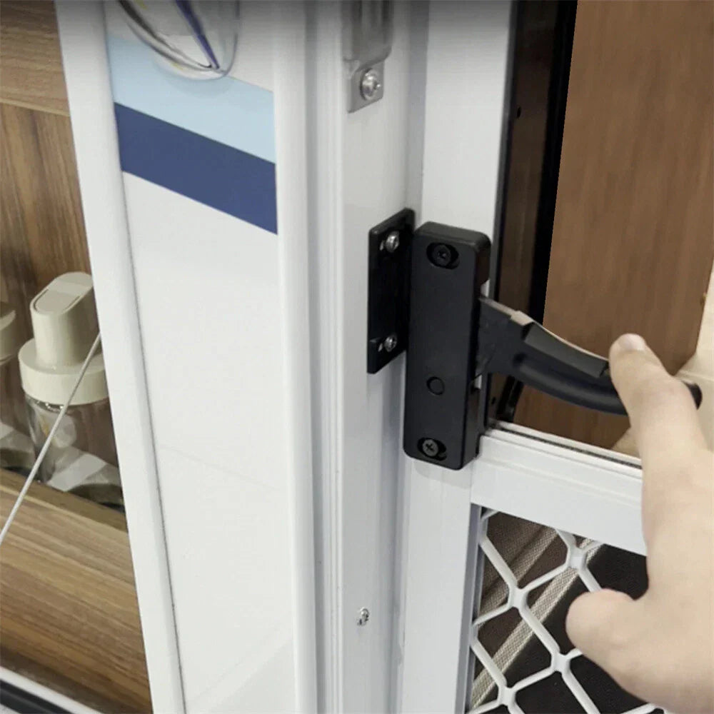 Right Hand Screen Window Door Latch Handle Kit for RV Camper Motorhome Trailer