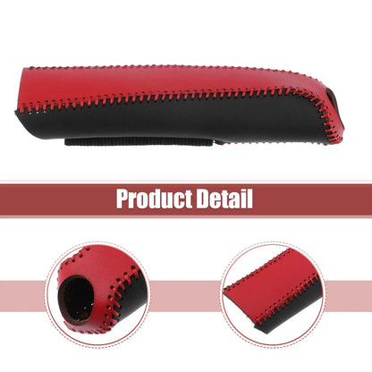 Faux Leather Handbrake Cover for Honda Civic 2006-2011 Black Red