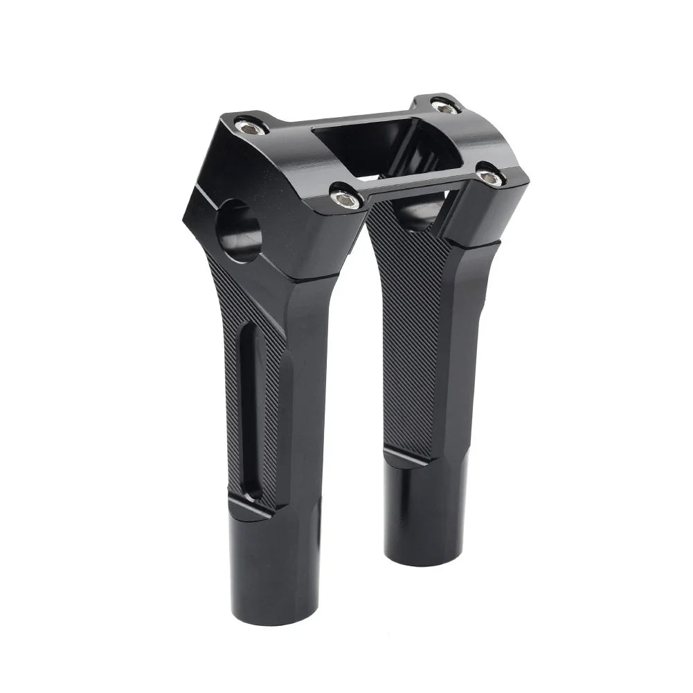 Black 6'' Pullback Handlebar Riser for Harley Dyna M8 Softail Street Bob (2018-2021)