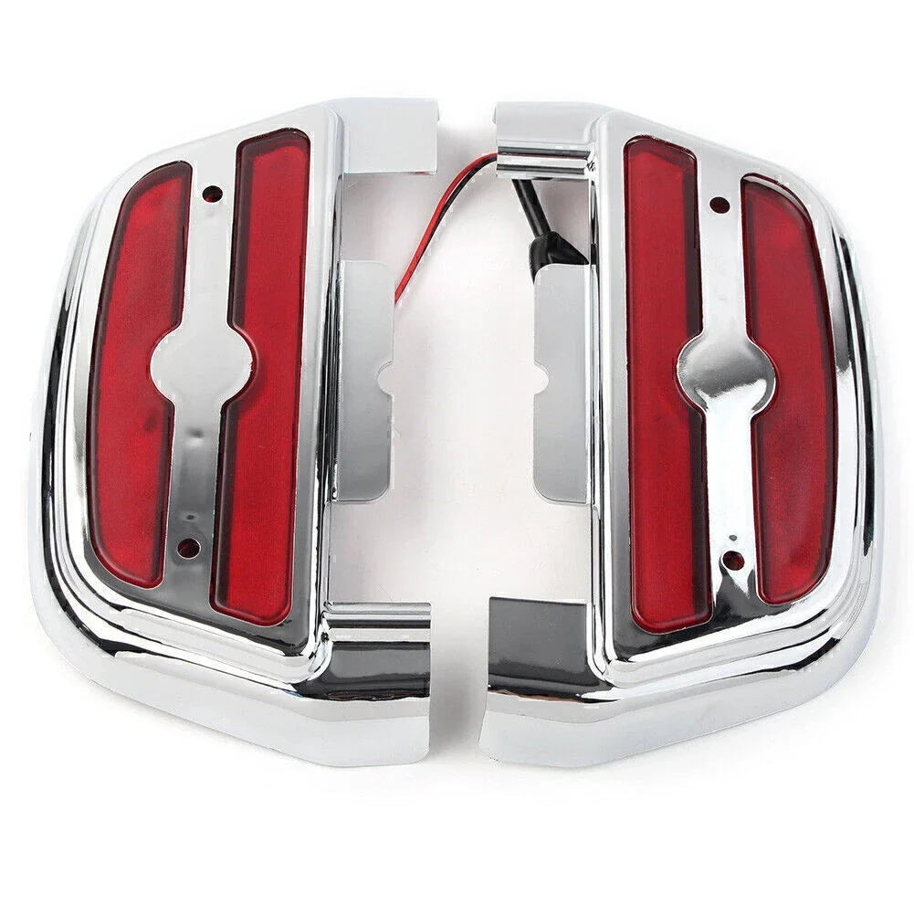 LED Light Passenger Footboard Cover for Harley Touring Road King (2014-2023)