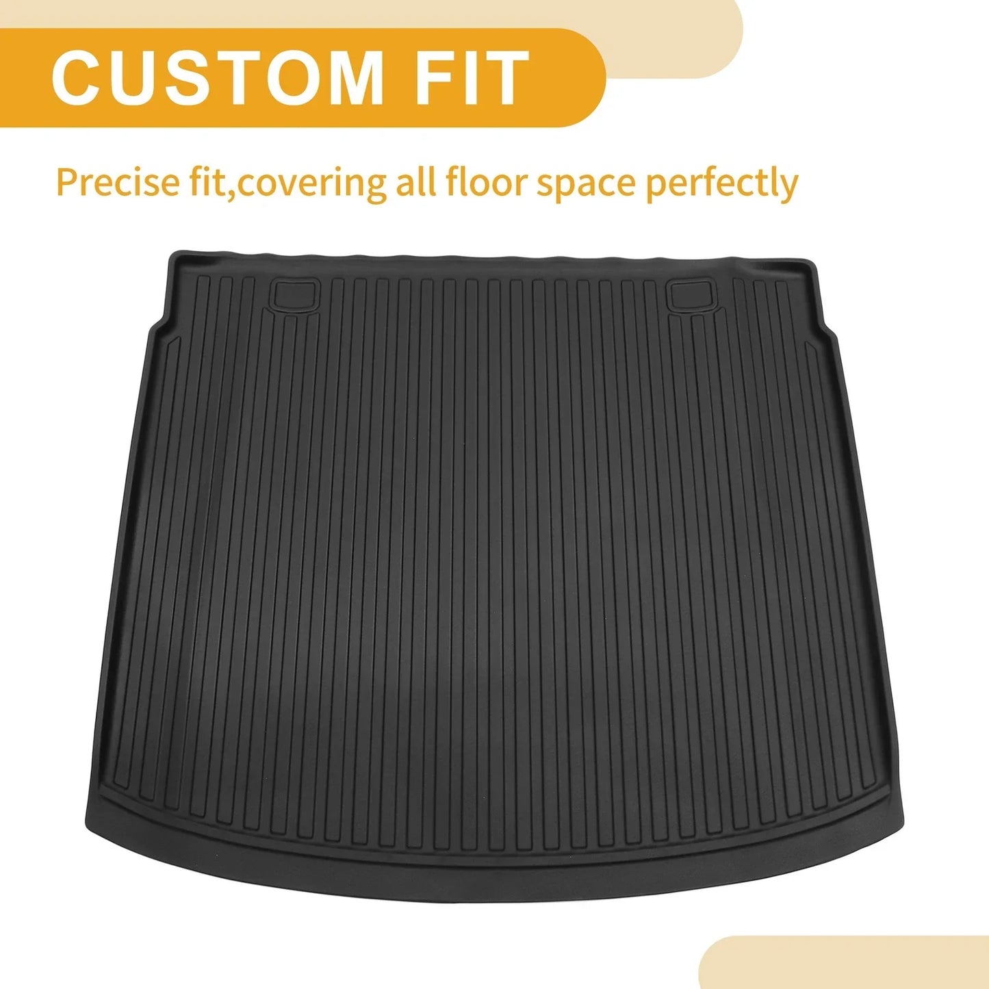 Cargo Liner Rear Trunk Mat for Honda CR-V 5 Seat (2017-2022) Stripe Pattern TPE