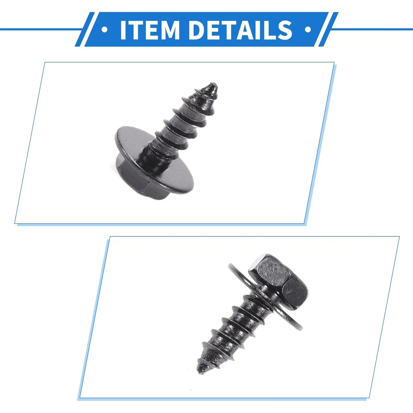 50 x Car Fender Liner Splash Shield Bumper Cover Screws for Scion XD (2008-2014)